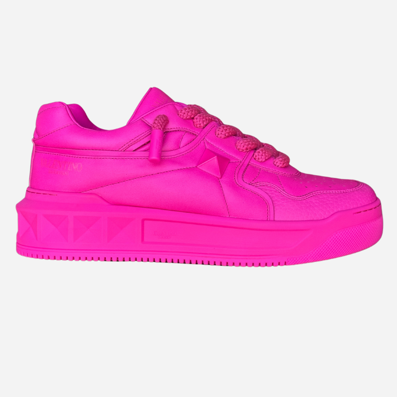 VALENTINO GARAVANI ONE STUD XL LEATHER SNEAKERS