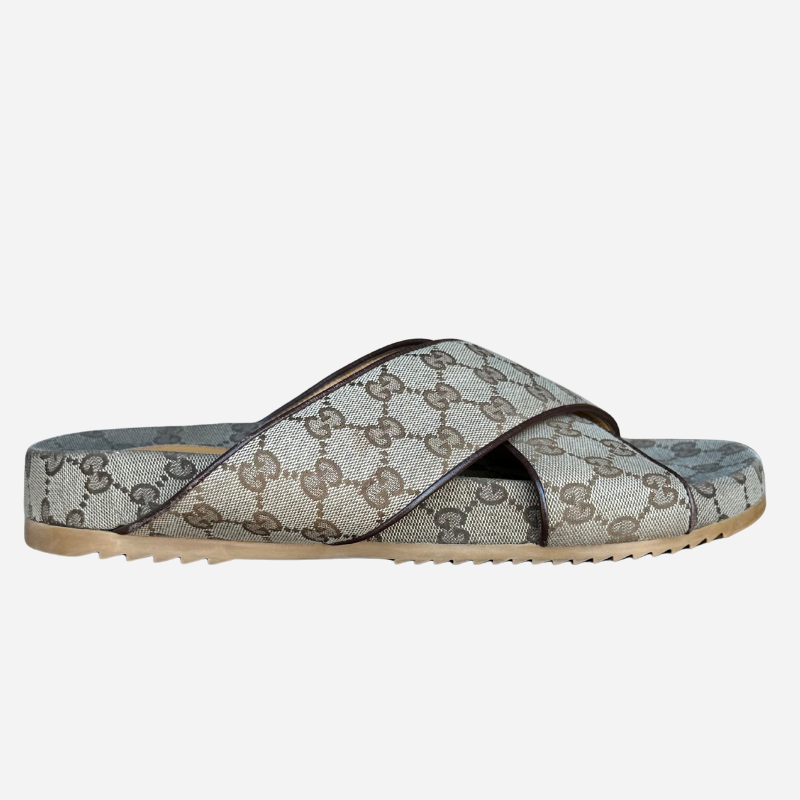 GUCCI GG CANVAS SANDAL