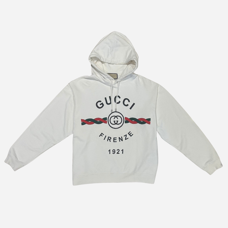 GUCCI FIRENZE 1921 COTTON HOODIE