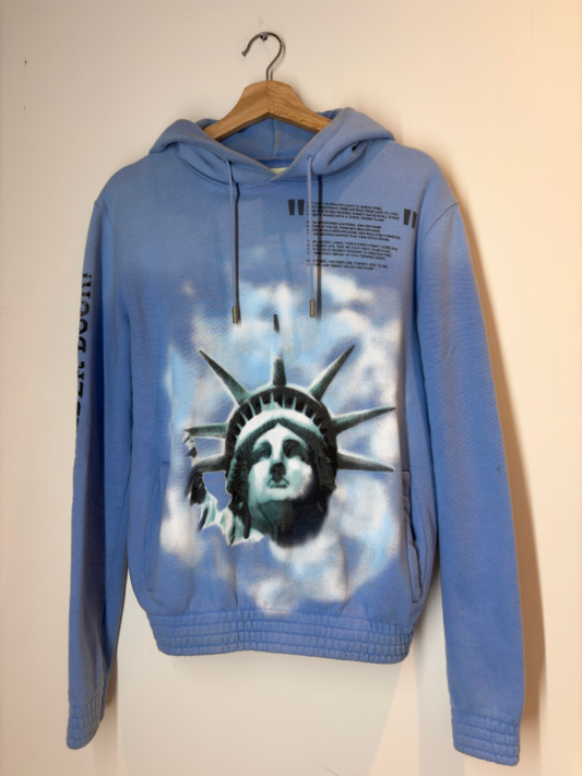 OFF-WHITE LIBERTY PRINT COTTON HOODIE