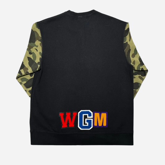 BAPE CHAIN SHARK CAMO SWEATSHIRT