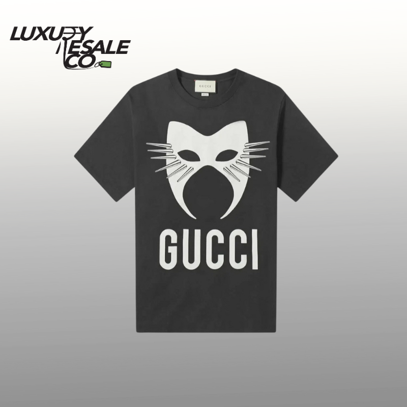 GUCCI BLACK MANIFESTO T-SHIRT
