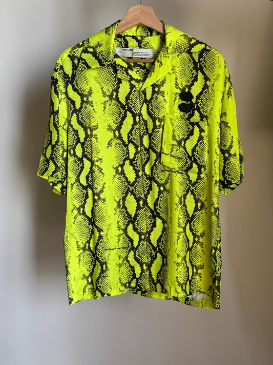 OFF-WHITE SNAKE HOLIDAY SHIRT 'YELLOW'