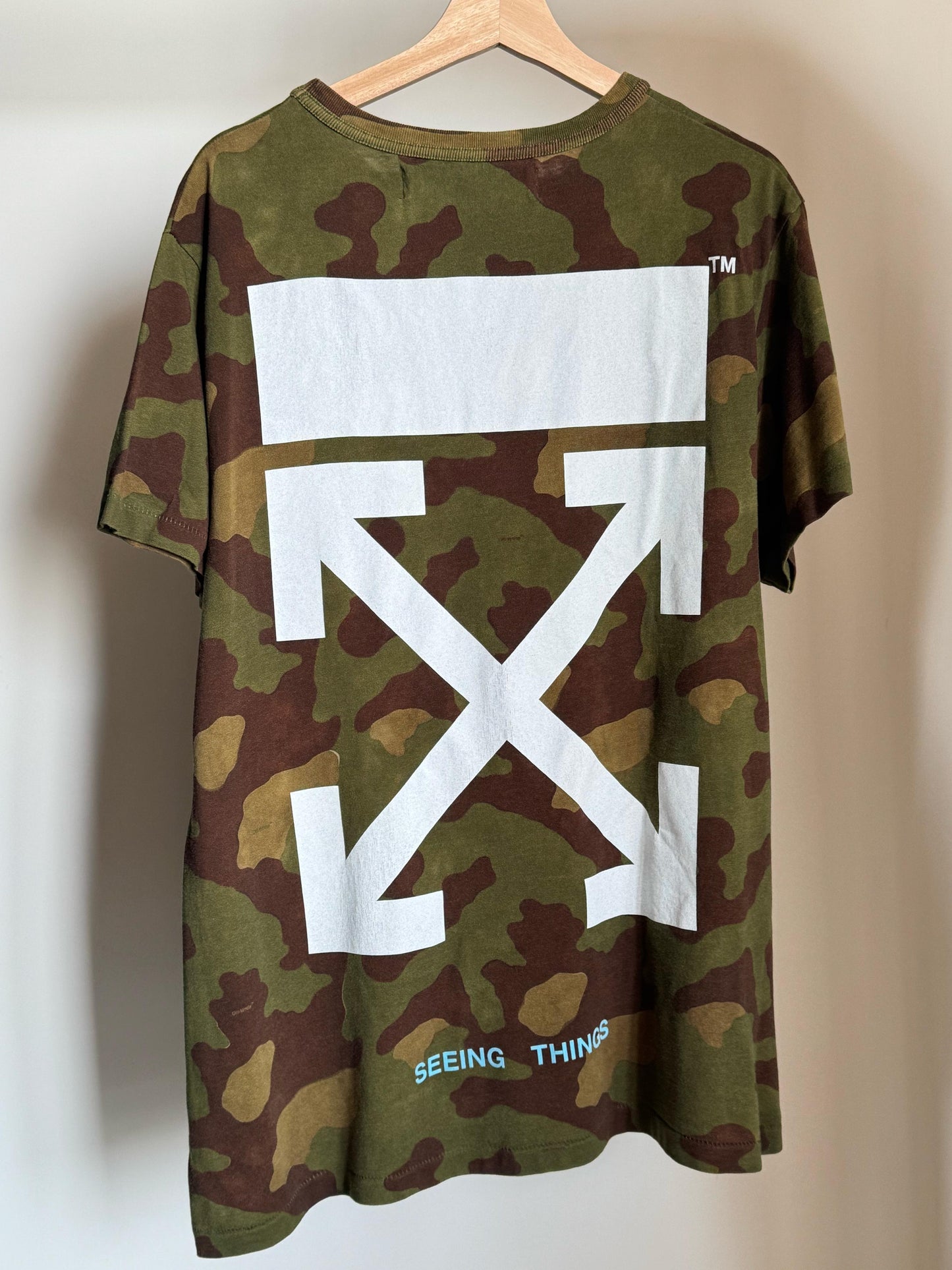 OFF-WHITE CAMO TEMPERATURE T-SHIRT