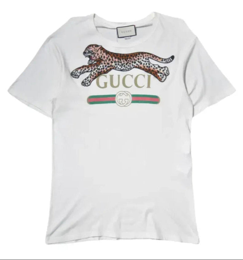 GUCCI BAIGUE LEOPARD T-SHIRT