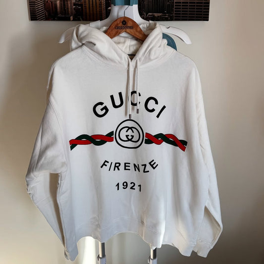 GUCCI FIRENZE 1921 COTTON HOODIE