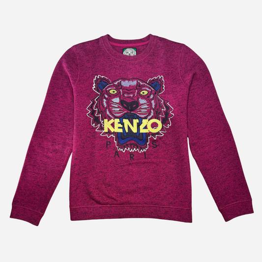KENZO TIGER JUNGLE PINK SWEATSHIRT