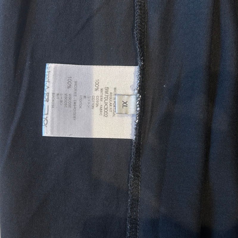 GIVENCHY PARIS SIGNATURE EMBROIDERED LOGO T-SHIRT