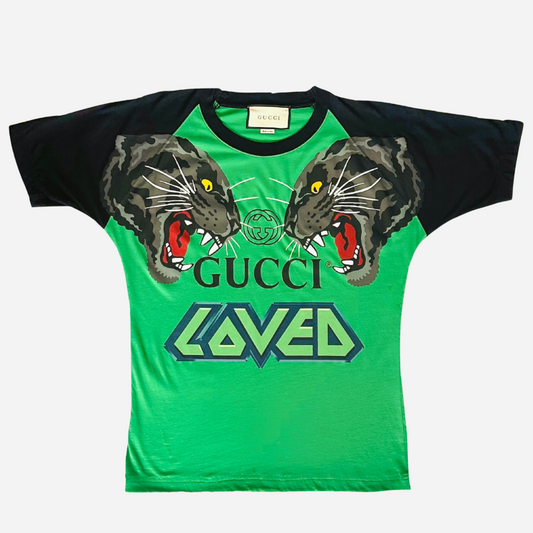 GUCCI LOVED PANTHER LOGO TSHIRT