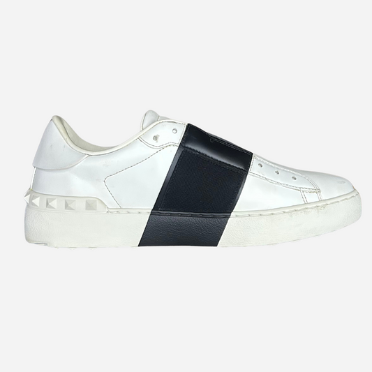 VALENTINO GARAVANI WHITE LEATHER SNEAKERS