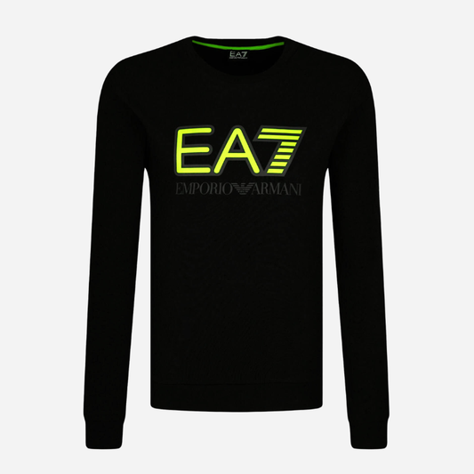 EA7 EMPORIO ARMANI BLACK SWEATSHIRT