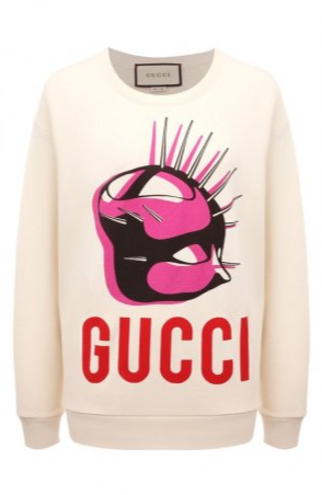 GUCCI MANIFESTO OVERSIZED SWEATSHIRT