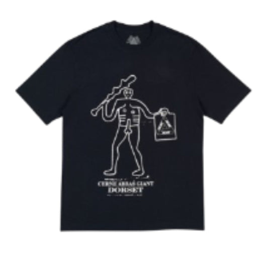 PALACE EWDORSET T-SHIRT BLACK/WHITE