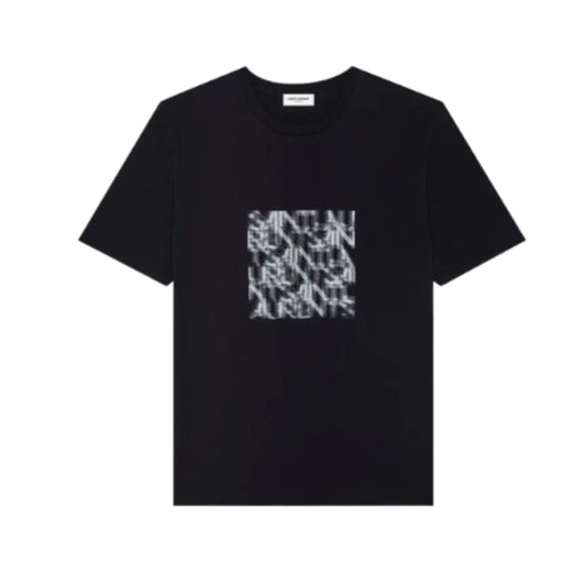 SAINT LAURENT OPTICAL ILLUSION T-SHIRT
