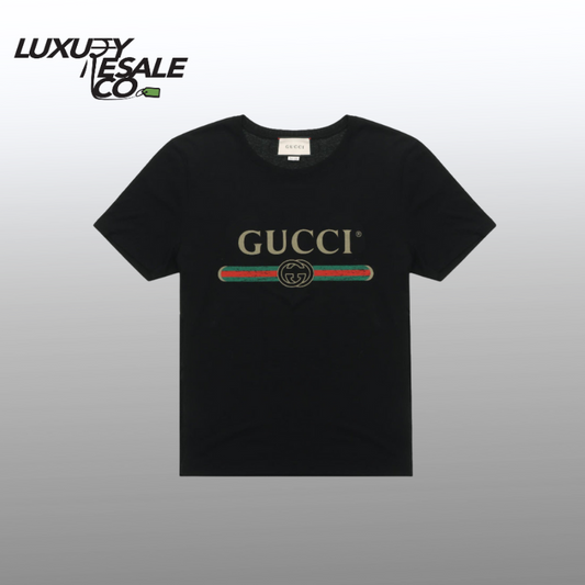 GUCCI OVERSIZED BLACK TEE
