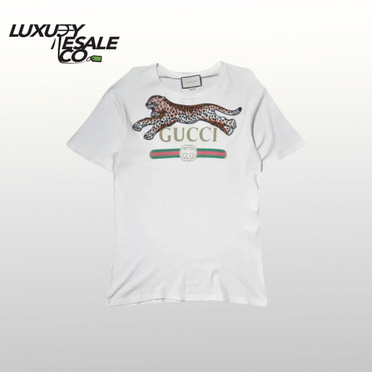 GUCCI BAIGUE LEOPARD T-SHIRT