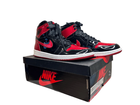 MEN'S JORDAN 1 RETRO HIGH OG PATENT BRED