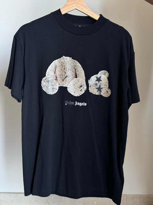 PALM ANGELS SPRAY BEAR CLASSIC TEE