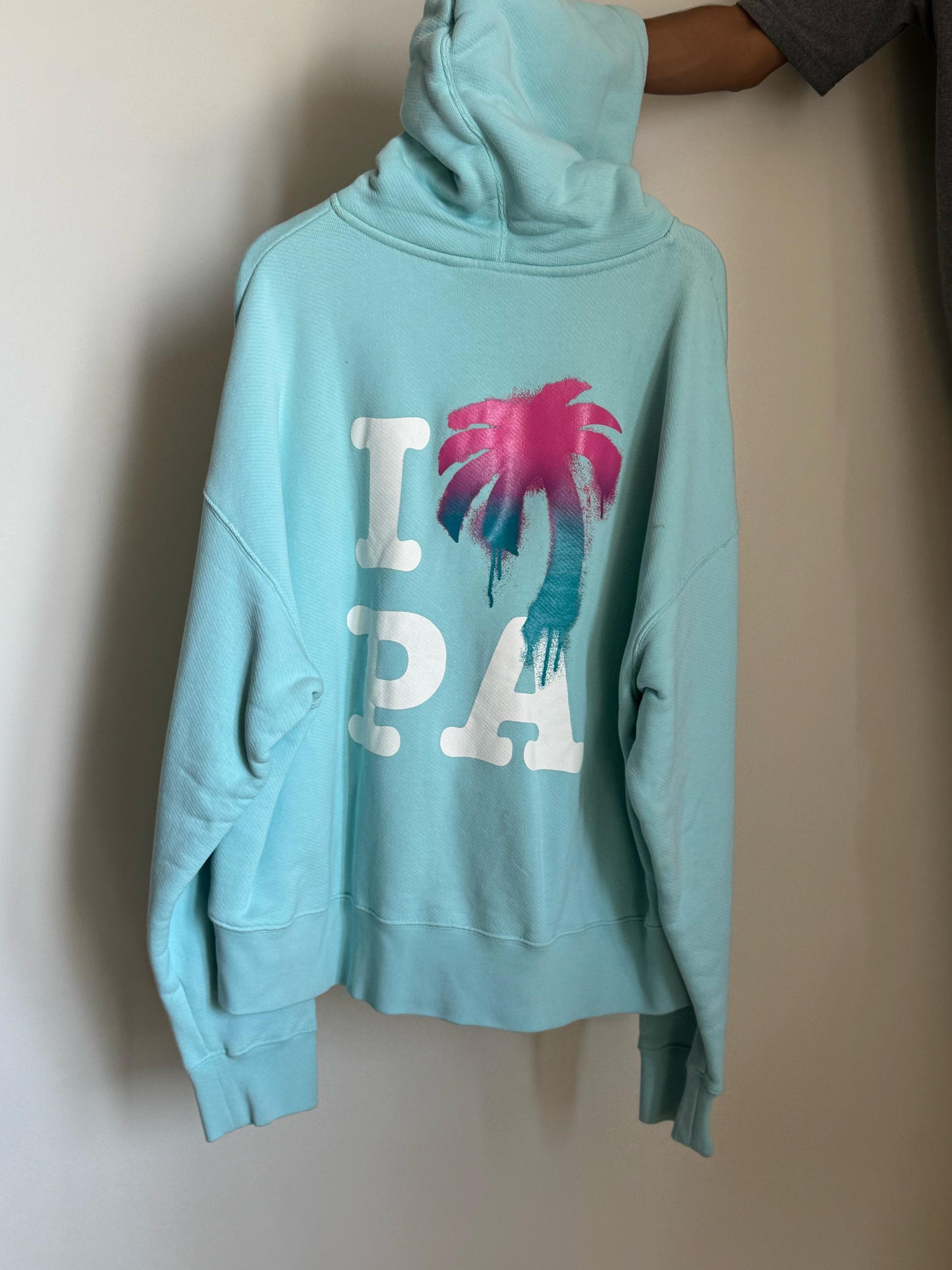 PALM ANGELS I LOVE PA PRINT HOODIE