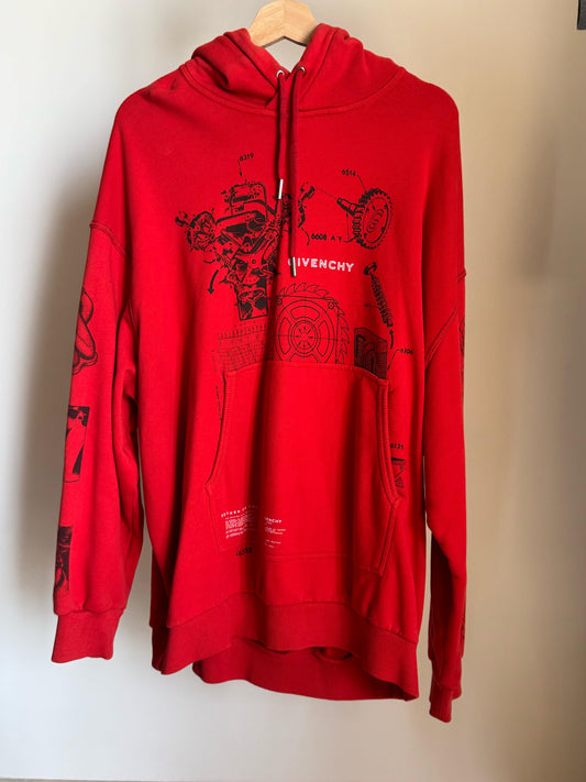 GIVENCHY BMJ09L305B-001 HOODIE