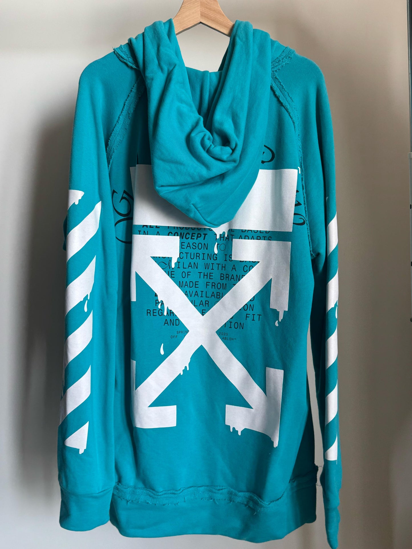 OFF-WHITE DRIPPING ARROWS INCOMPIUTO HOODIE