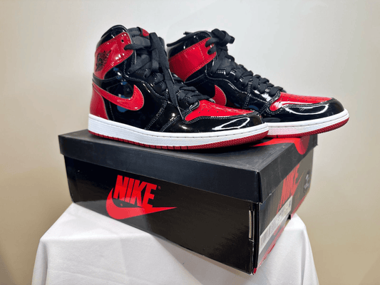 MEN'S JORDAN 1 RETRO HIGH OG PATENT BRED
