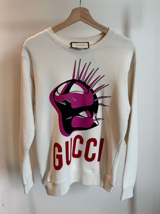 GUCCI MANIFESTO OVERSIZED SWEATSHIRT