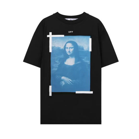 OFF-WHITE SLIM FIT MONA LISA PRINT T-SHIRT