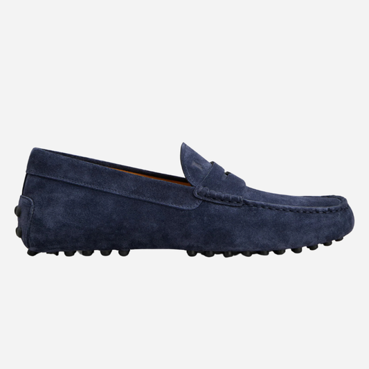 TOD'S T TIMELESS BUBBLE GOMMINO SHOES IN SUEDE
