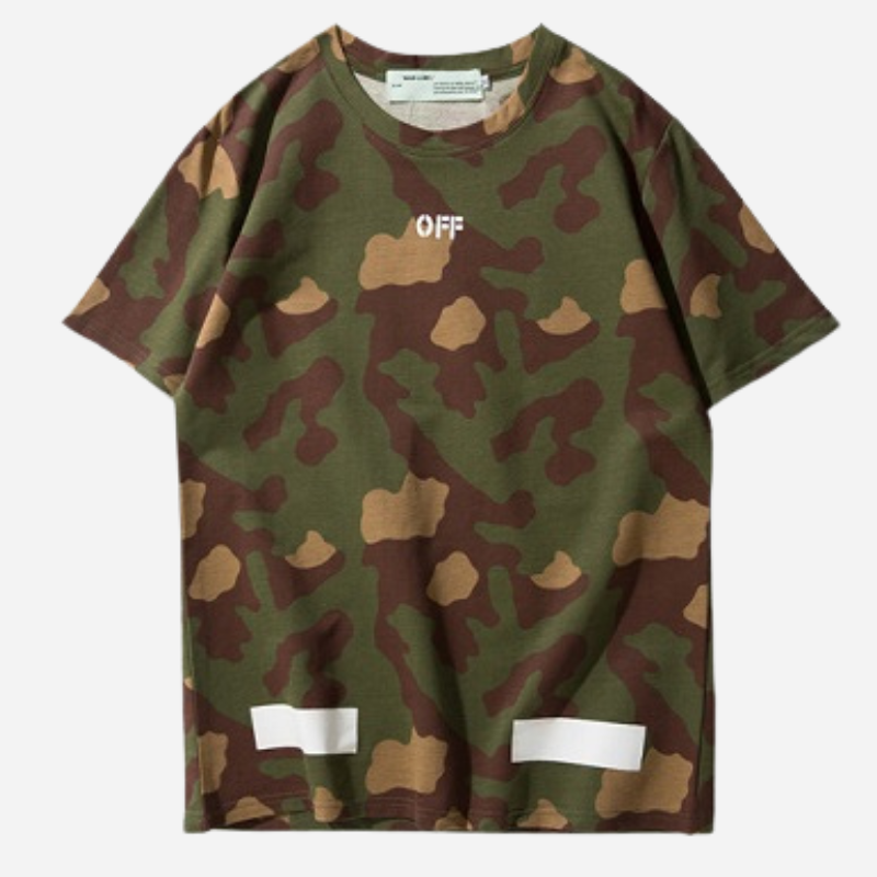 OFF-WHITE CAMO TEMPERATURE T-SHIRT