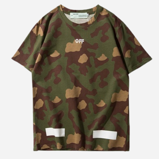 OFF-WHITE CAMO TEMPERATURE T-SHIRT