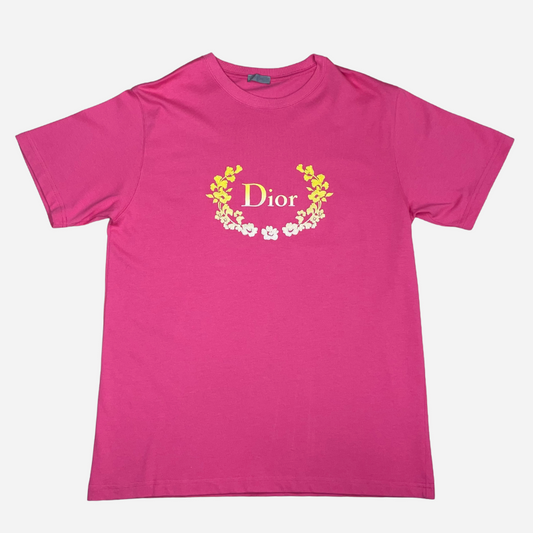 DIOR HOMME FLORA LOGO TEE