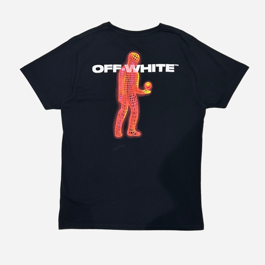OFF-WHITE HANDS AND PLANET T-SHIRT