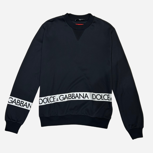 DOLCE & GABBANA LOGO STRIP SWEATSHIRT