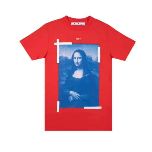 OFF-WHITE MONALISA SLIM TEE 'FIREY RED'